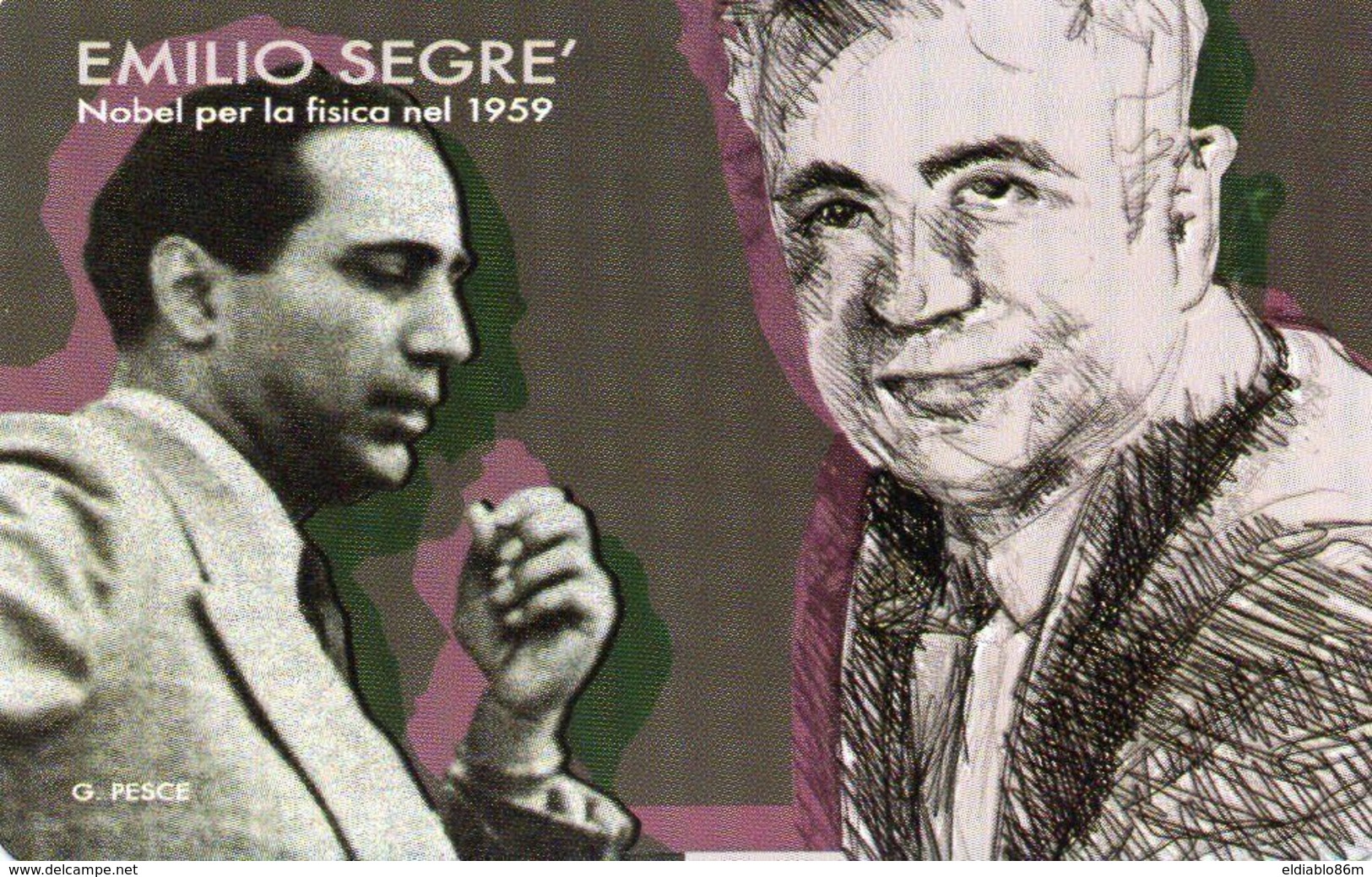 SAN MARINO - 114 - EMILIO SEGRE' NOBEL PER LA FISICA 1959 - MINT - Saint-Marin