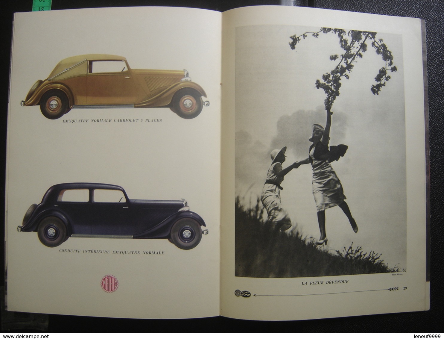 Revue 27 des Sports et du Monde MATFORD FORD MATHIS Chanel Iribe Desgrange 1935