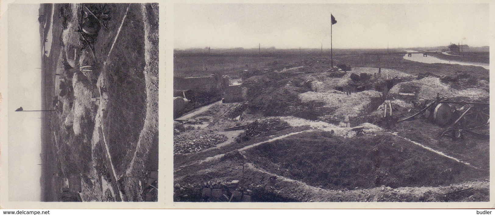 DIKSMUIDE / DIXMUDE : De Dodengang / Le Boyau De La Mort / The Trench Of Death. Fotoreportage Van 10 Nieuwe Postkaarten. - Diksmuide