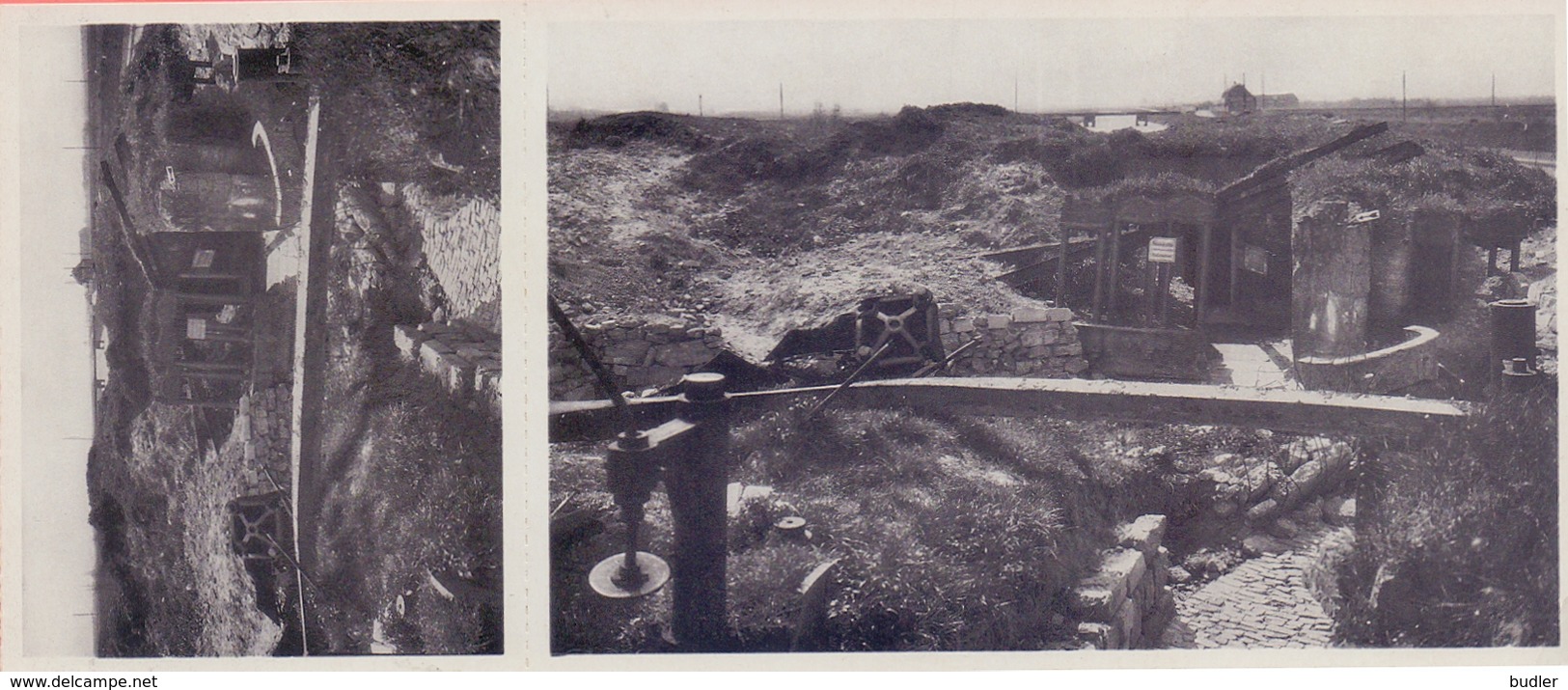 DIKSMUIDE / DIXMUDE : De Dodengang / Le Boyau de la Mort / The Trench of Death. Fotoreportage van 10 Nieuwe postkaarten.