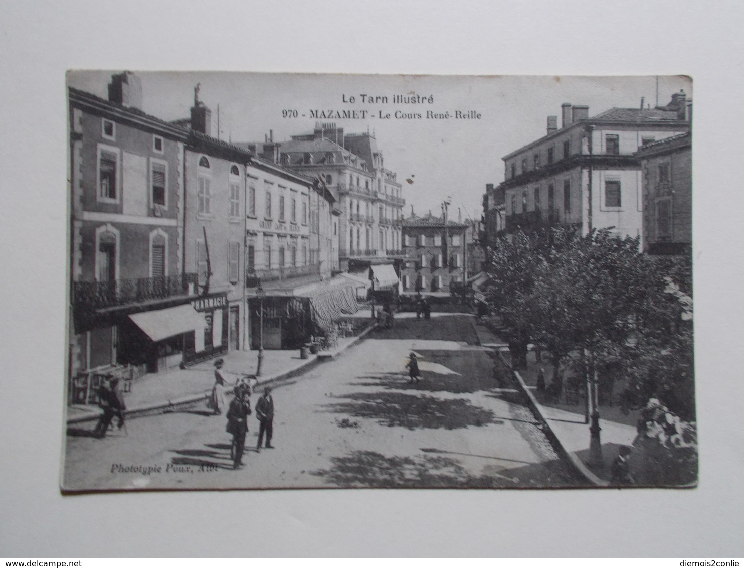 Carte Postale  - MAZAMET (81) - Le Cours René Reille (2921) - Mazamet