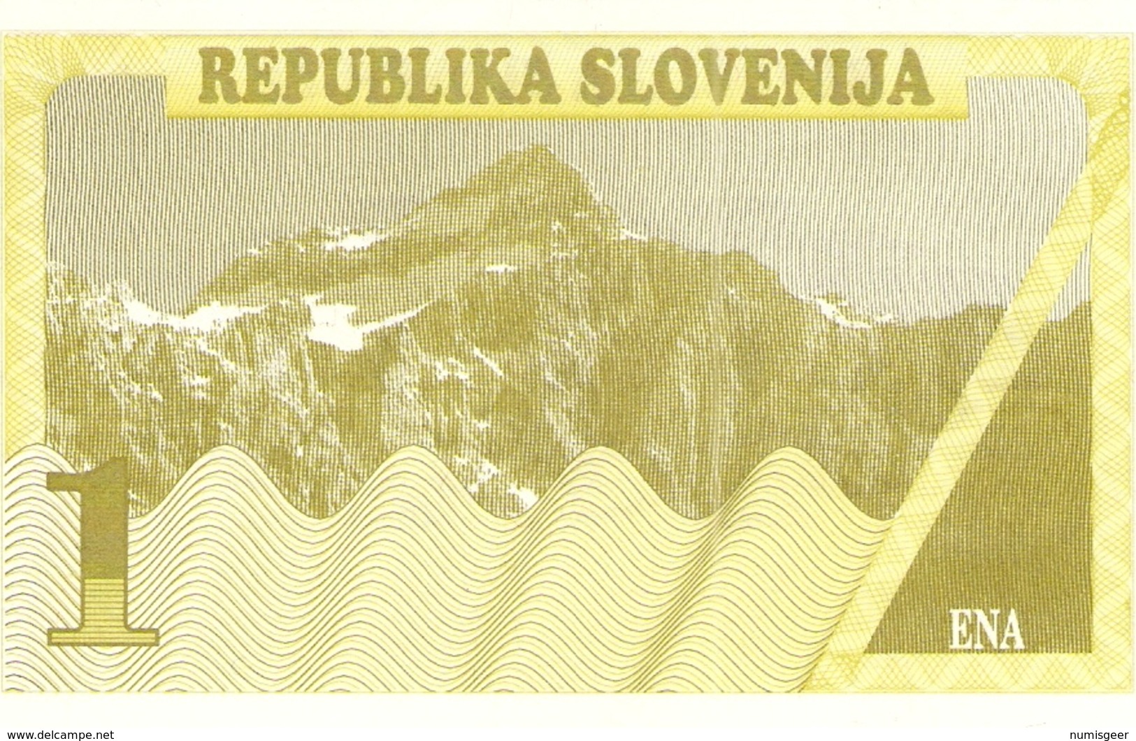 SLOVENIE  --  50  + 10 -TOLARIEV + 1 -TOLAR  ( Unc ) - Slowenien