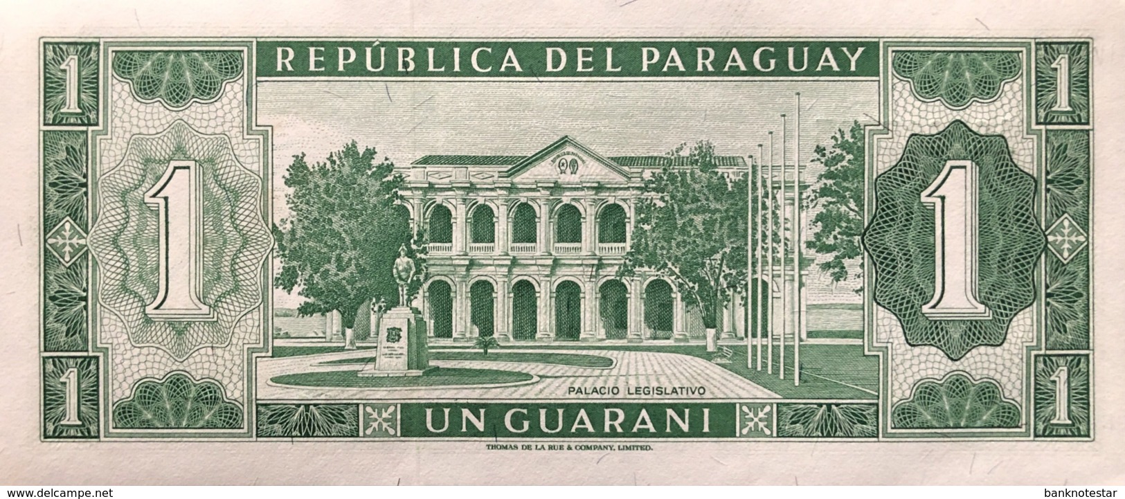 Paraguay 1 Guarani, P-193b (L.1952) - UNC - Paraguay