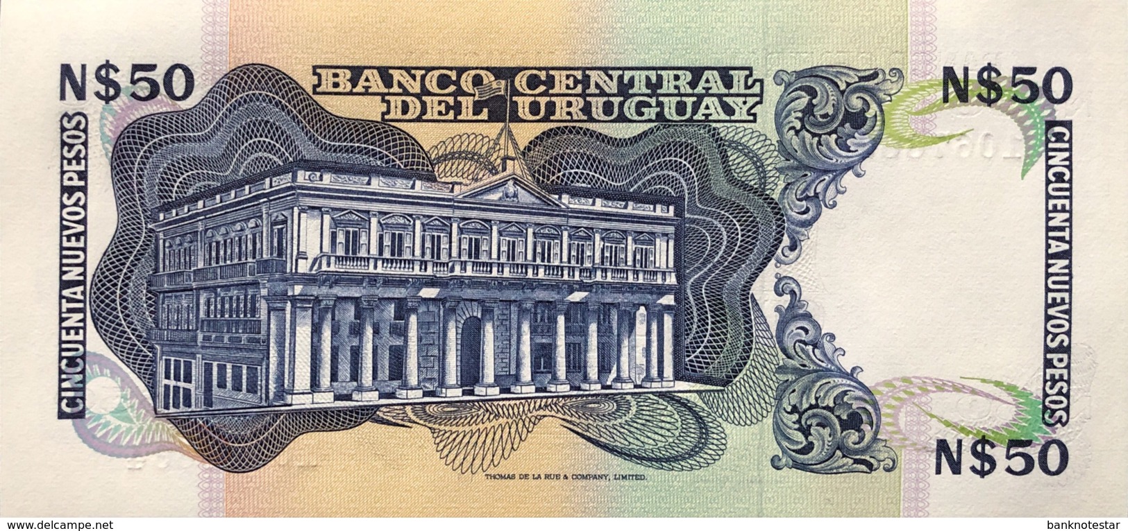 Uruguay 50 Nuevos Pesos, P-61A (1989) - UNC - Uruguay