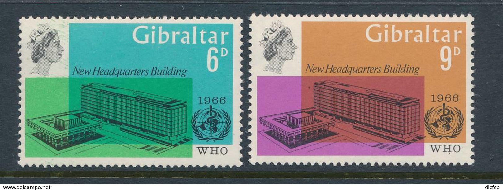 GIBRALTAR, 1966 WHO Headquarters Unmounted Mint (MNH), Cat £6.5 - Gibraltar