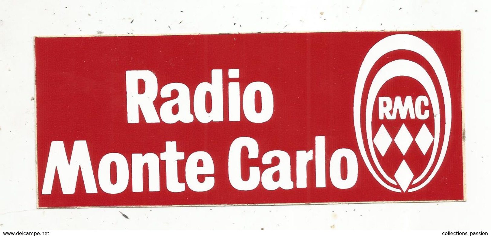 Autocollant , RADIO MONTE CARLO ,  RMC - Pegatinas