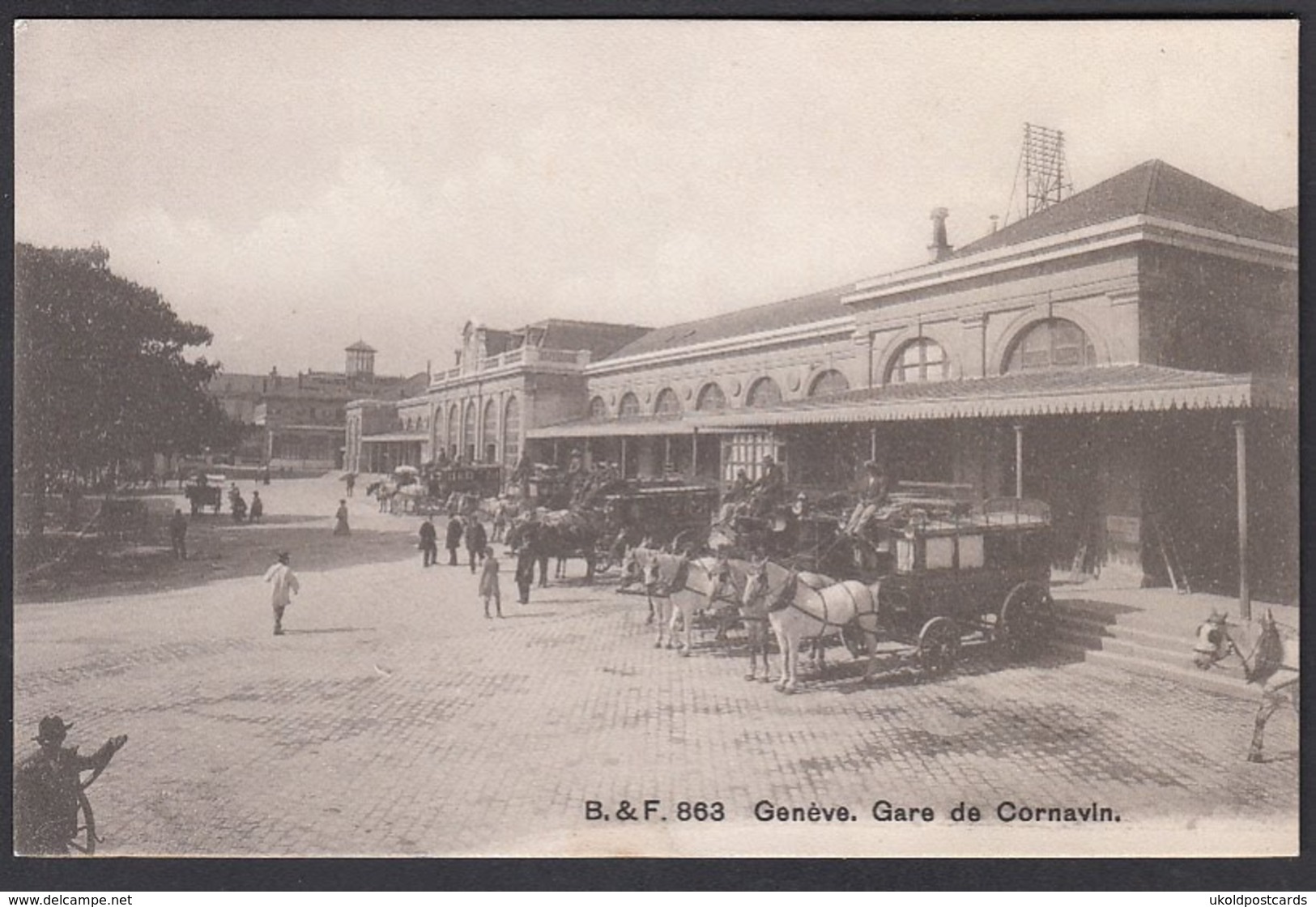 CPA  Suisse,  GENEVE, Gare De Cornavin - Genève