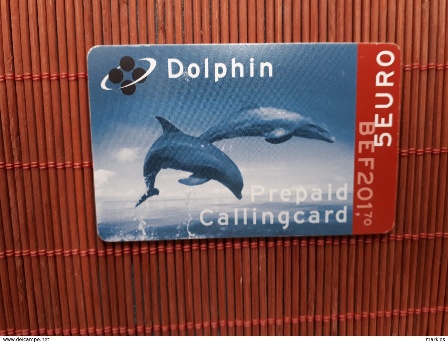 Dolphin  Phonecard Used - Dolfijnen