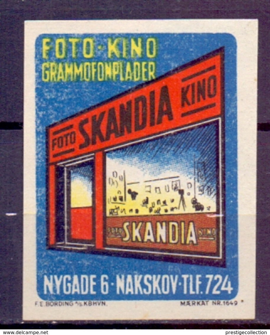 CINDERELLA ERINOFILO GRAMMOFONPLADER FOTO KINO SKANDIA (GIUGN19C00015) - Erinnofilia