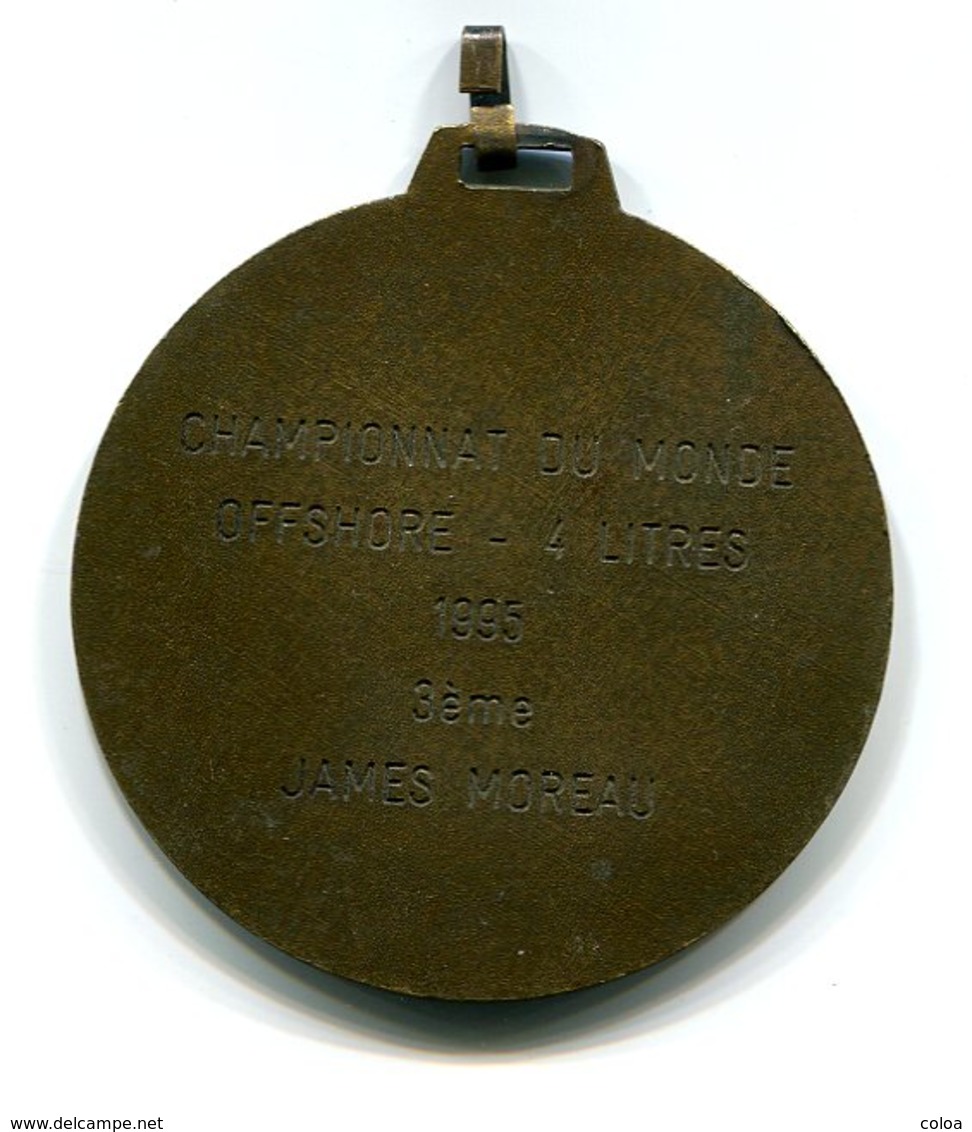 Medaille Championnat Du Monde Offshore 4 Litres 1995 - Autres & Non Classés