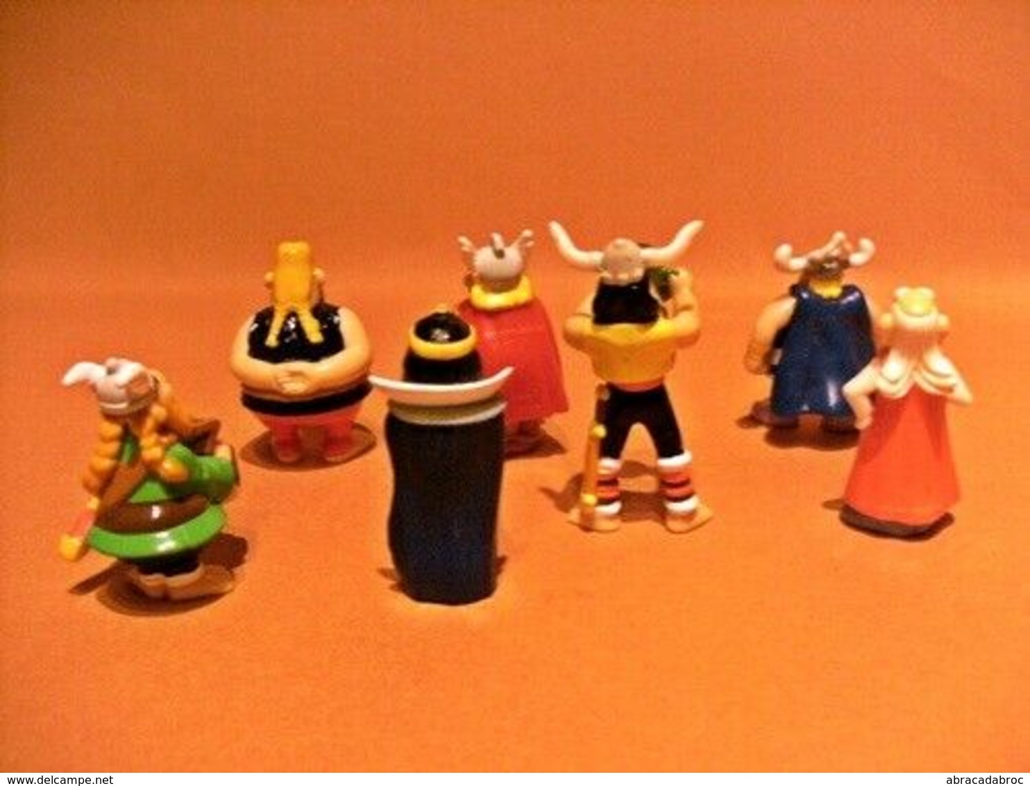 Lot De 7 Figurines Personnages Serie Asterix Kinder - Andere & Zonder Classificatie