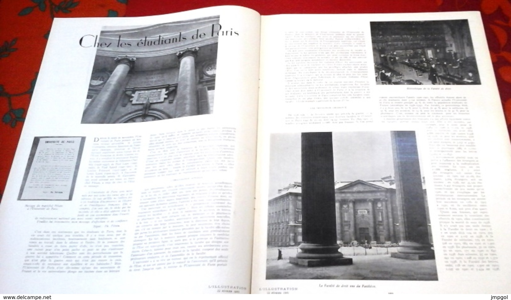 WW2 L'Illustration N°5111 Février 1941 Entrevue Pétain Franco à Montpellier,Urbanisme Parisien Ilôt Insalubre N°16 - L'Illustration