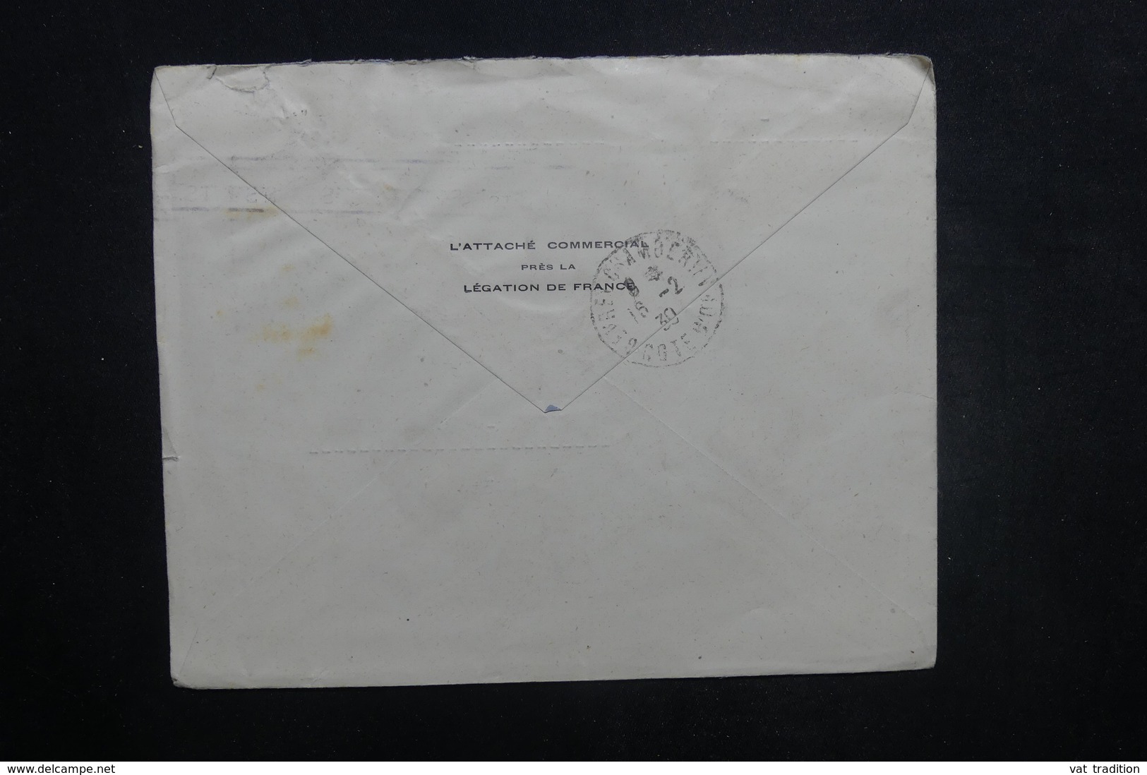 CUBA - Enveloppe De La Légation De France De Habana Pour La France En 1930, Affranchissement Plaisant - L 37757 - Covers & Documents