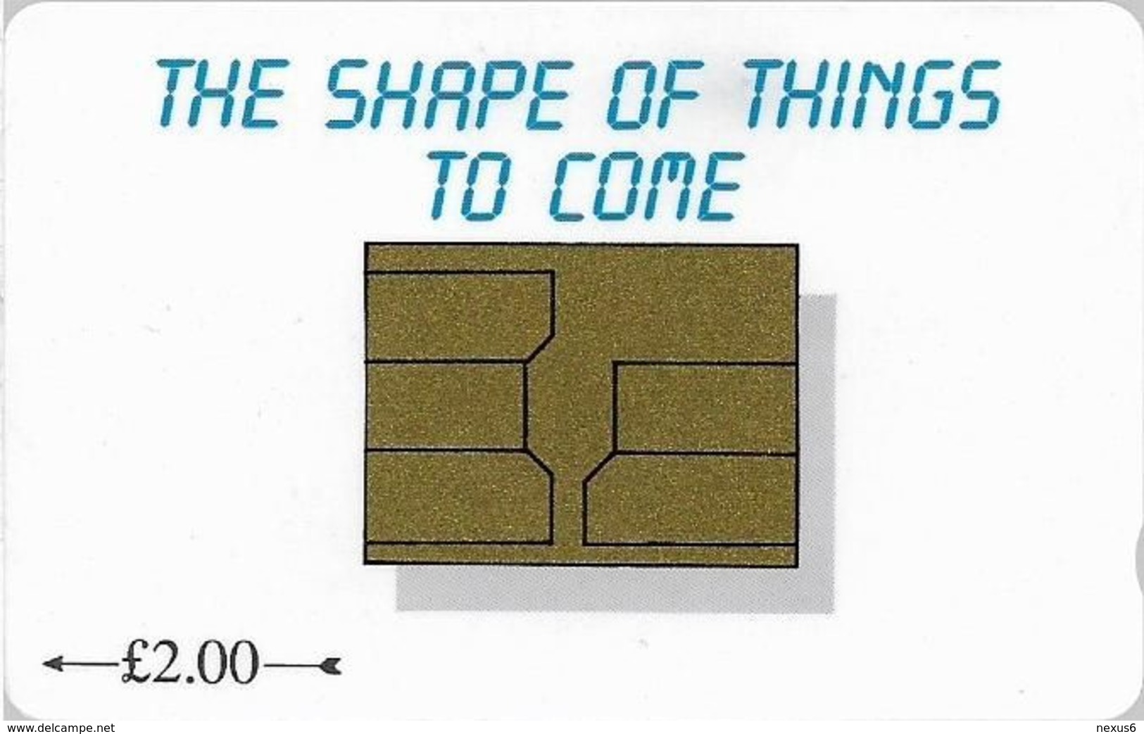 Isle Of Man - The Shape Of Things To Come, Chip Module - 22IOMA - 1993, 7.757ex, Used - Isle Of Man