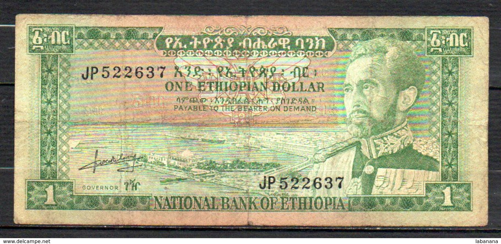 329-Ethiopie Billet De 1 Dollar 1966 JP522 - Ethiopie