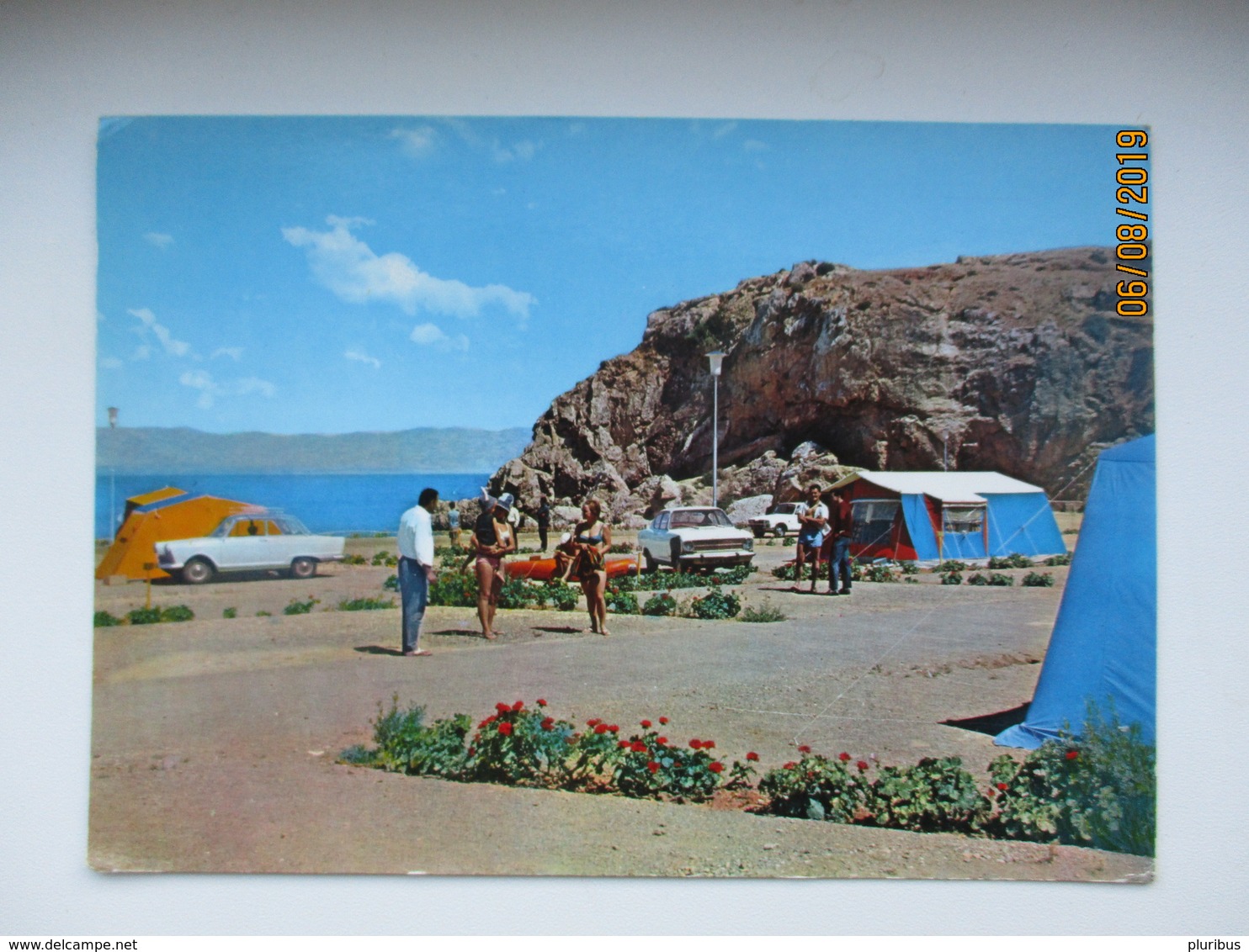 Spain ALHUCEMAS CAMPING , AUTOMOBILE ,  POSTCARD   ,0 - Peñón De Alhucemas