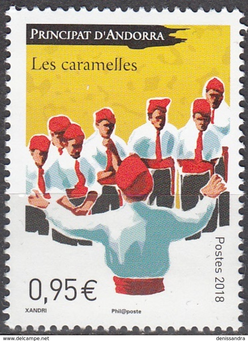 Andorre Français 2018 Chansons Les Caramelles Neuf ** - Unused Stamps
