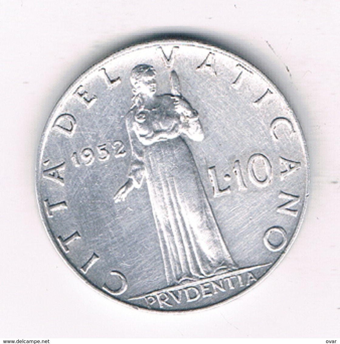 10 LIRE 1952 VATICAN 7080/ - Vatican