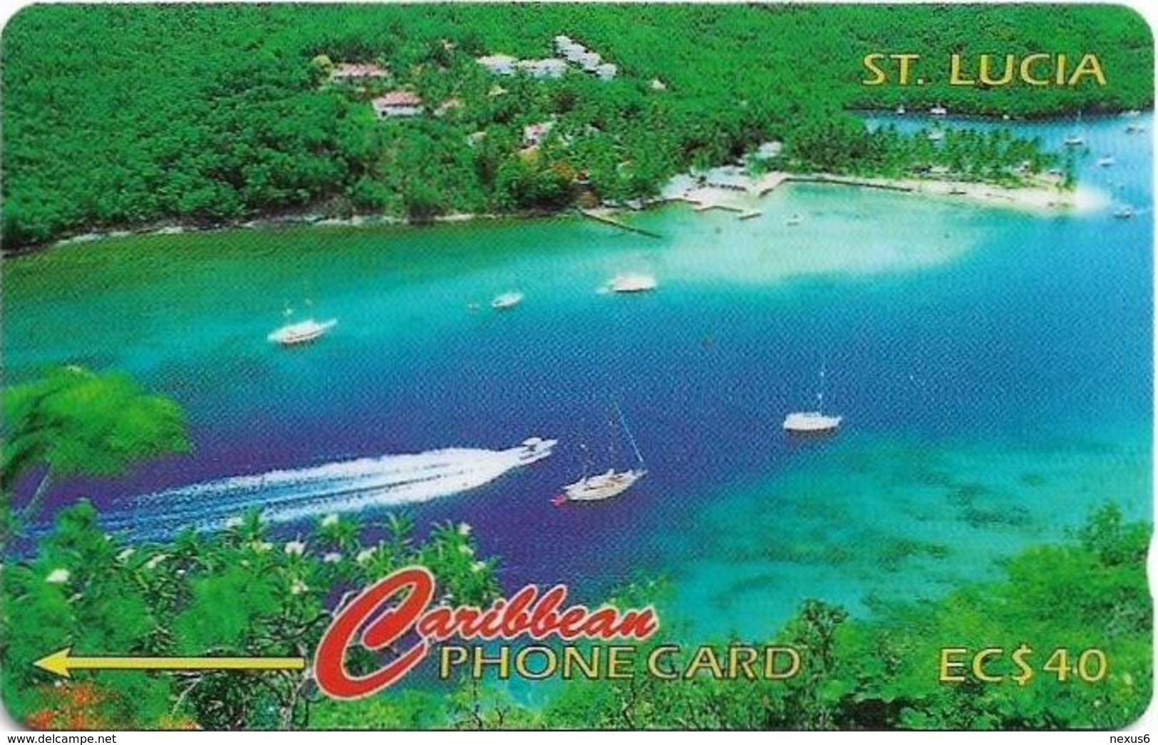 St. Lucia - Marigot Bay - 137CSLB - 1996, 40.000ex, Used - St. Lucia