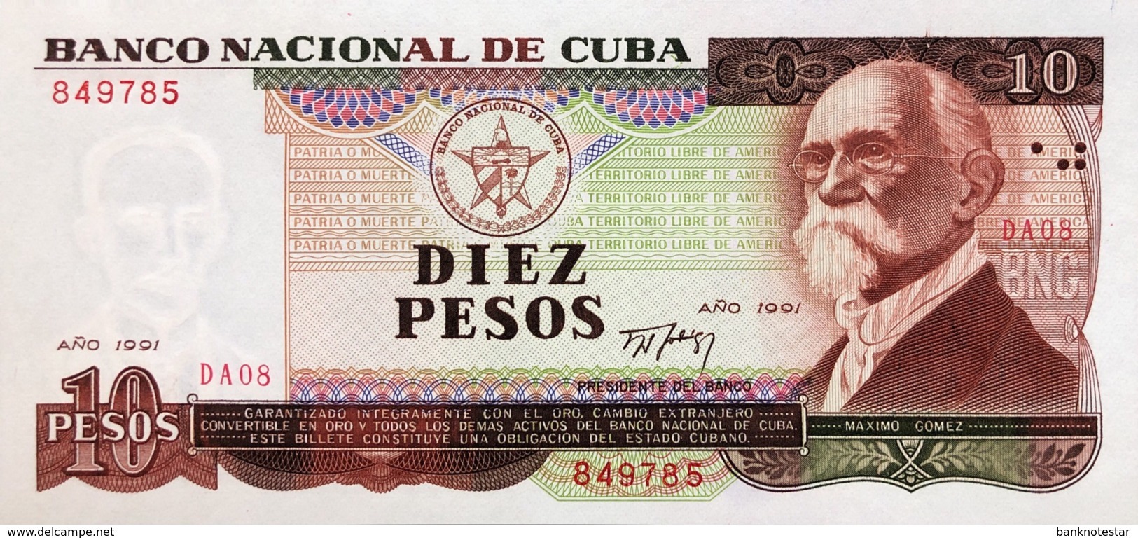 Cuba 10 Pesos, P-109 (1991) - UNC - Kuba