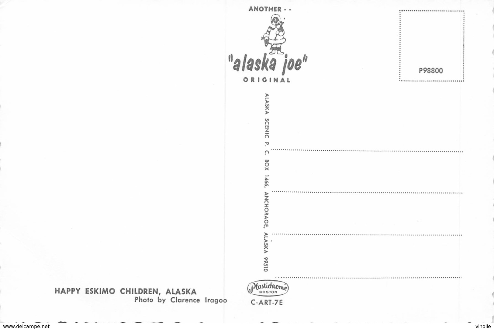 PIE.E.19-8648 :  HAPPY ESKIMO CHILDREN ALASKA - Autres & Non Classés