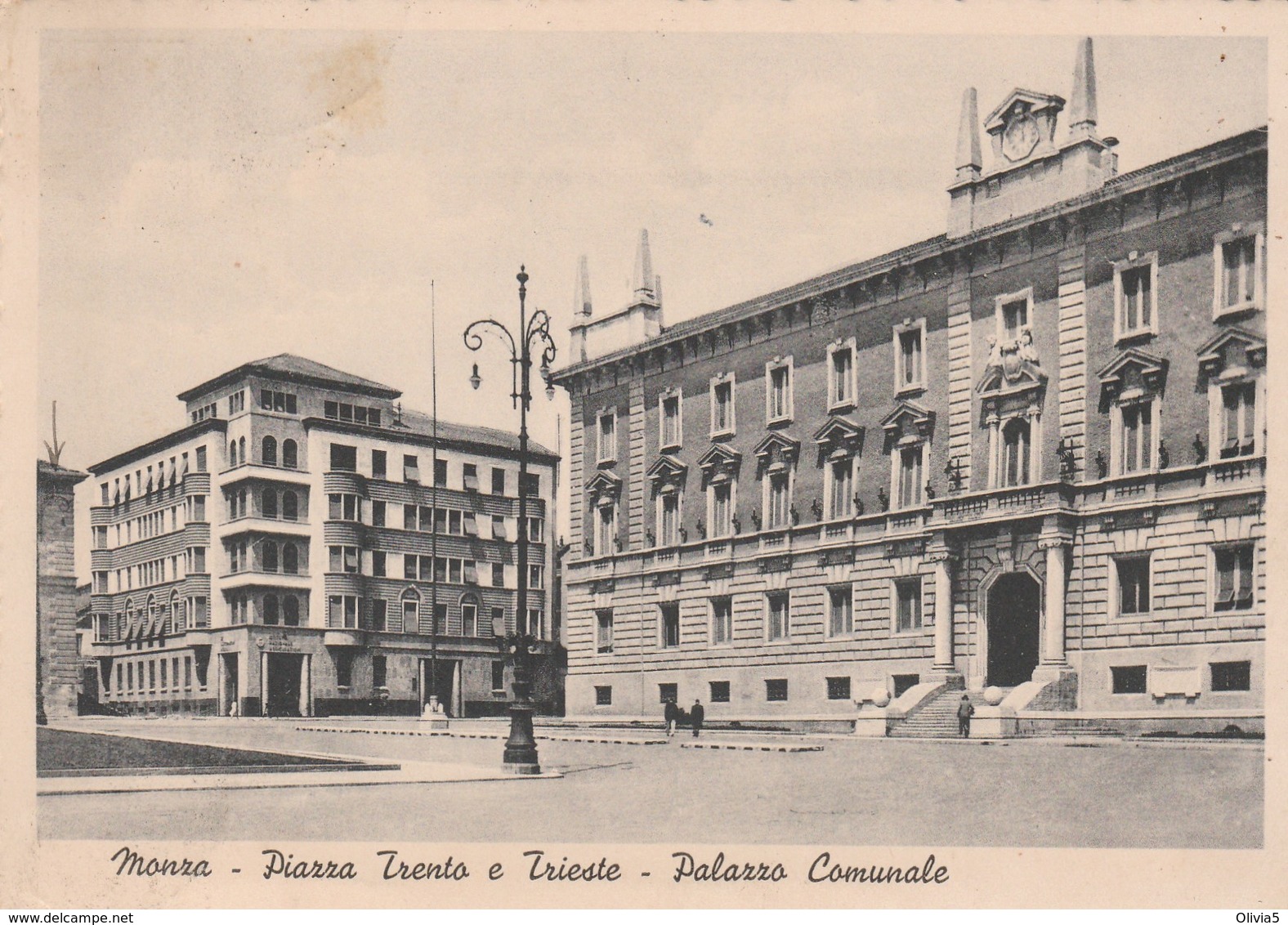 MONZA - PIAZZA TRENTO E TRIESTE - PALAZZO COMUNALE - Monza