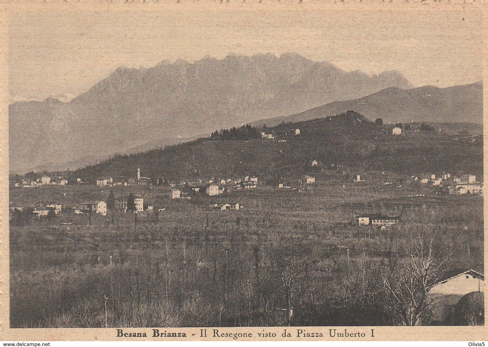 BESANA BRIANZA - IL RESEGONE VISTO DA PIAZZA UMBERTO I - Monza