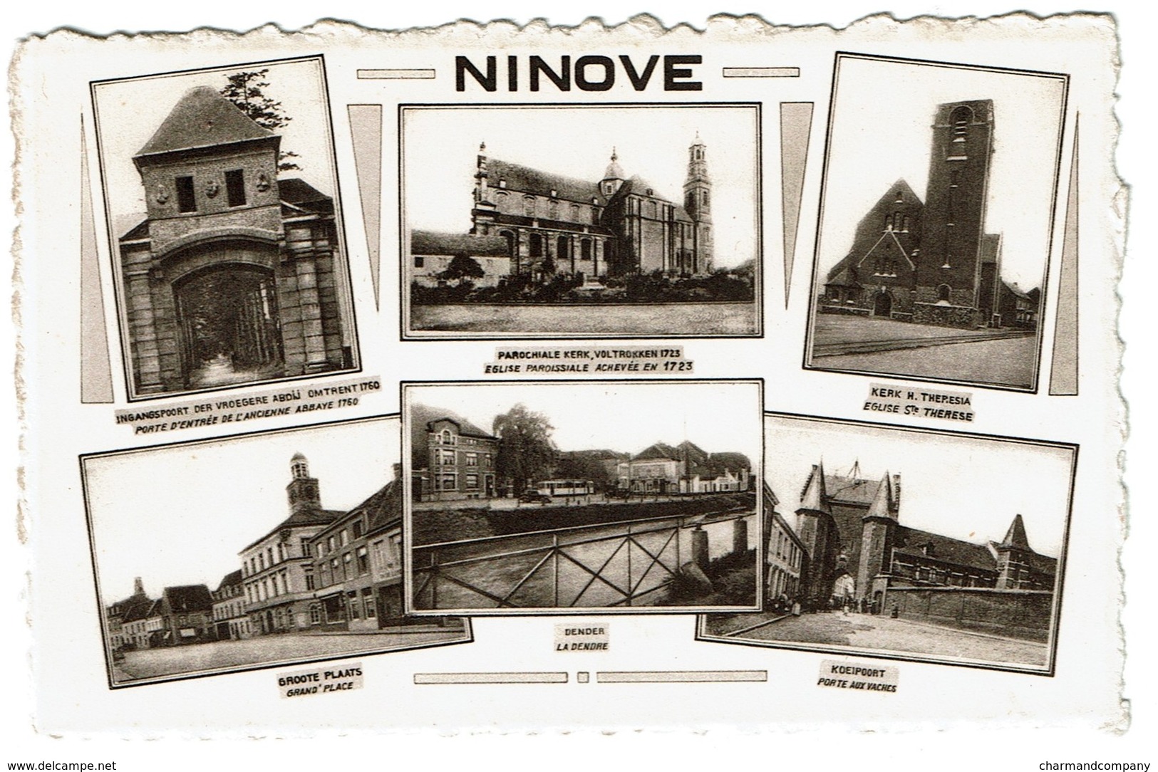 Ninove - Multi-vues - Uitg. Huis Avoux - 2 Scans - Ninove