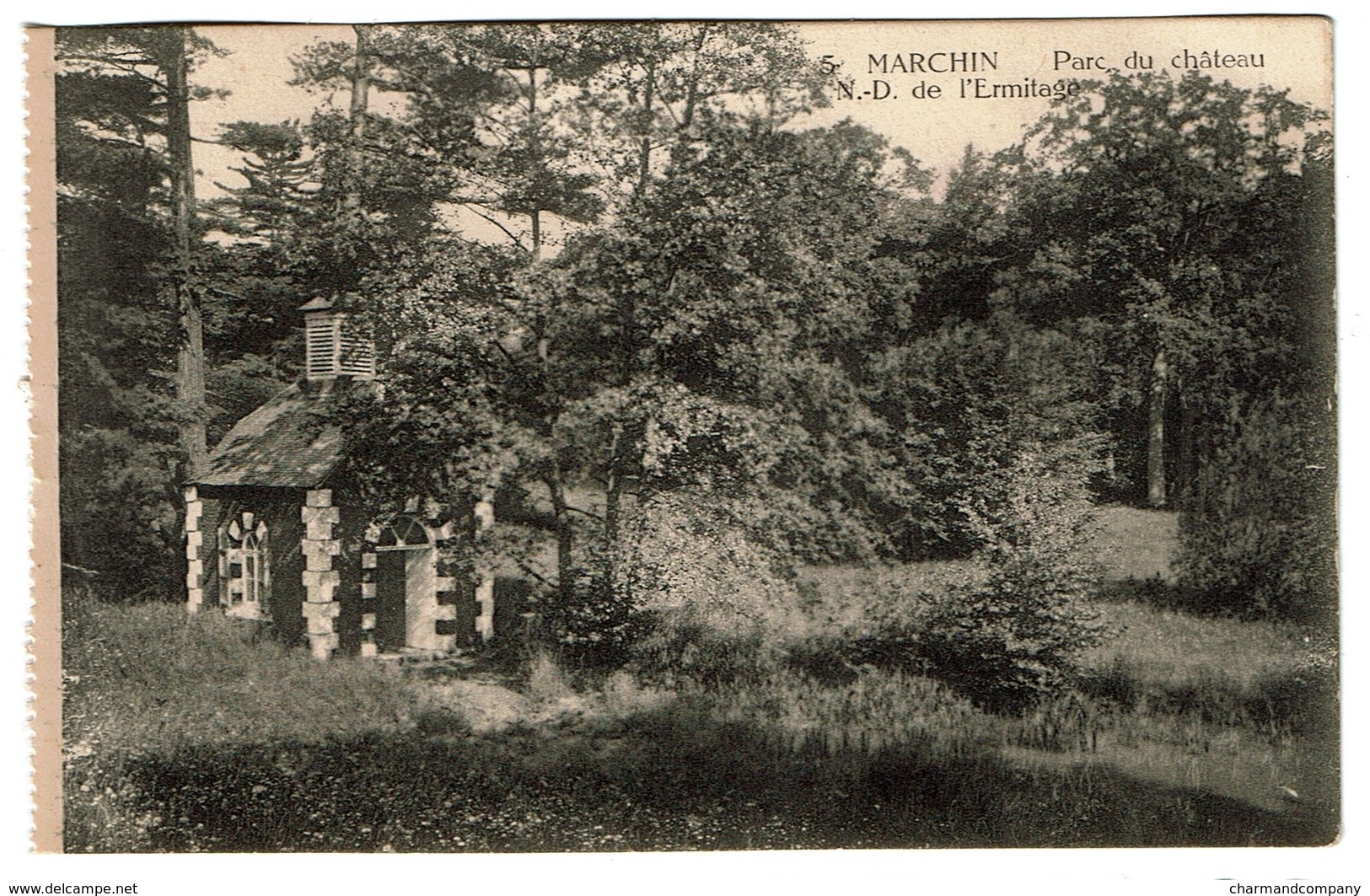 Marchin - Parc Du Château - N.D. De L'Ermitage - Edit. Médart - 2 Scans - Marchin