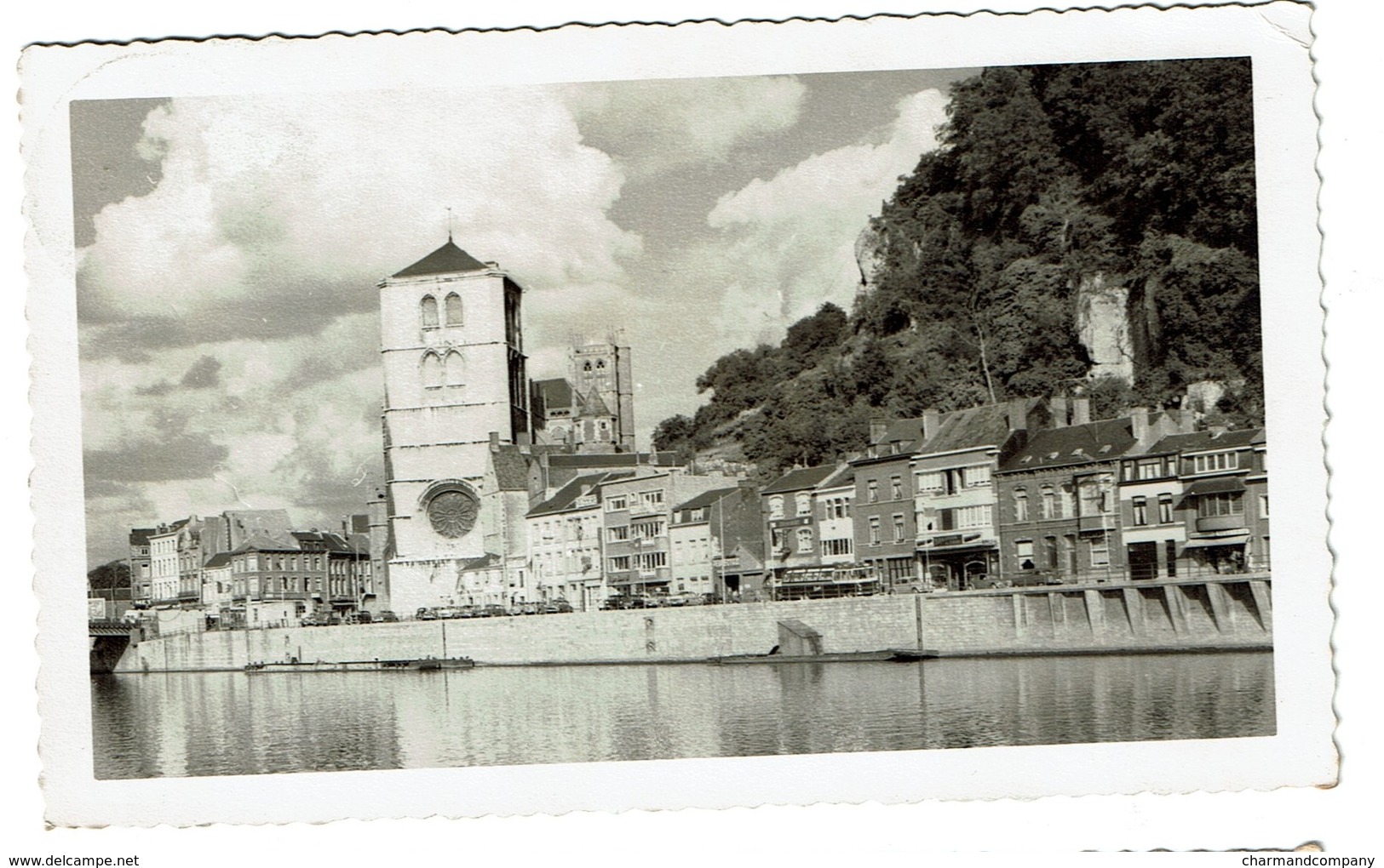 Huy - Collégiale Notre-Dame - Carte Photo - Circulée - 2 Scans - Huy