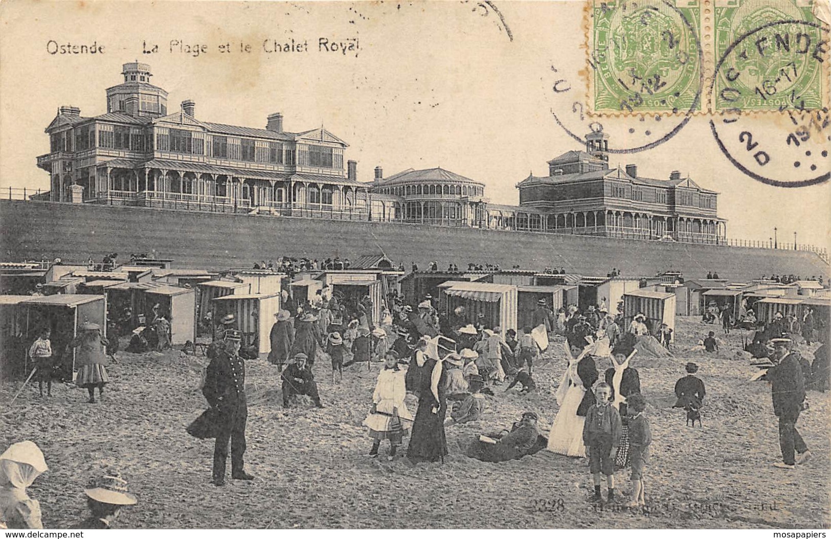 Ostende - La Plage Et Le Châlet Royal - De Graeve N° 2328 - Oostende