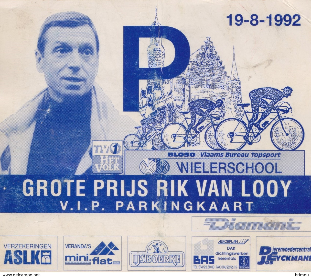 Rik Van Looy, Carte - Cyclisme