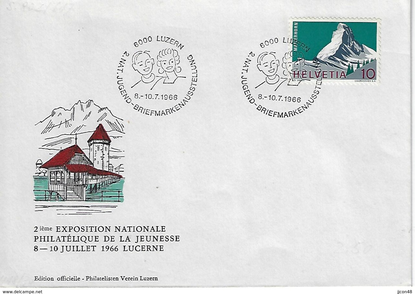 Switzerland 1966  LUZERN  8-10.7.66   Mi.820 - Covers & Documents