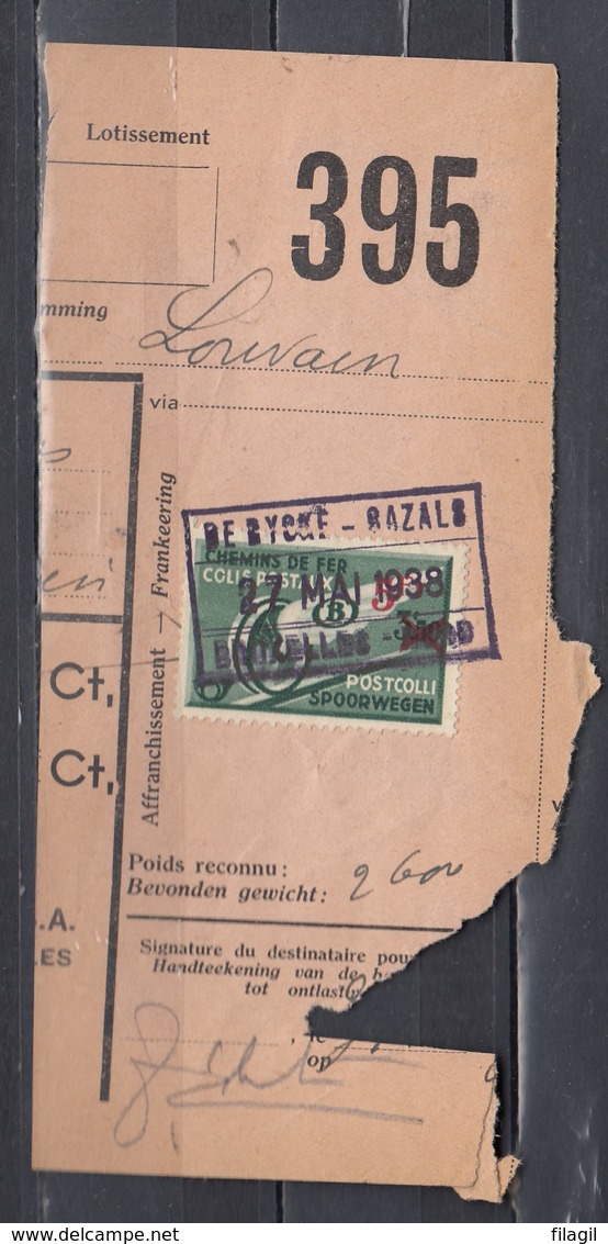 Fragment Met Stempel De Dycke Razals Bruxelles Nord Firma Stempel - Sonstige & Ohne Zuordnung