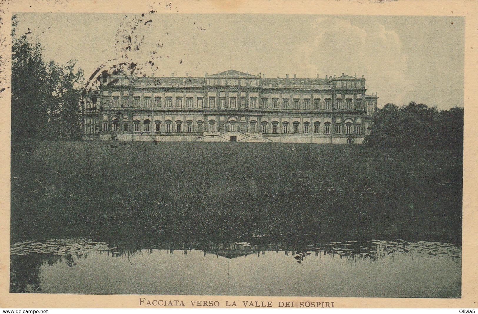 MONZA - VILLA REALE - FACCIATA VERSO LA VALLE DEI SOSPIRI - Monza