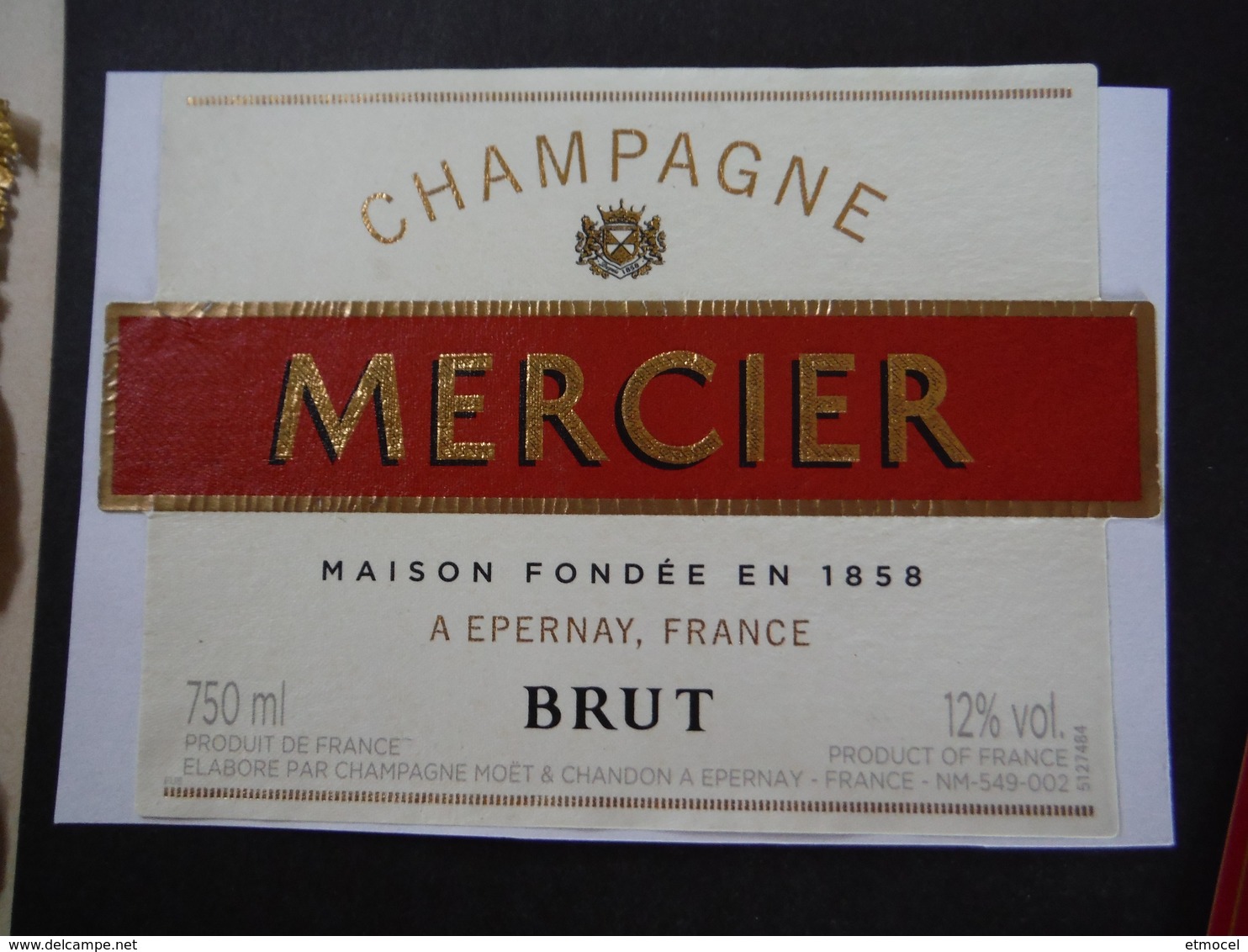 Champagne Mercier Brut - Epernay - Champagne