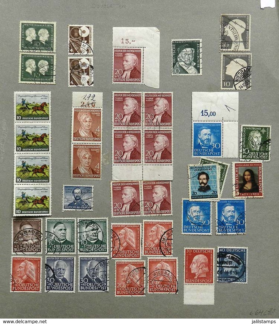 GERMANY: Collection In Album That Includes Many Good Values, Mint And Used, Fine General Quality (some Can Have Defects, - Colecciones