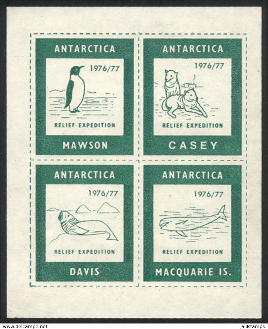 ANTARCTICA: British Relief Expedition Of 1976/7, VF Quality! - Other & Unclassified