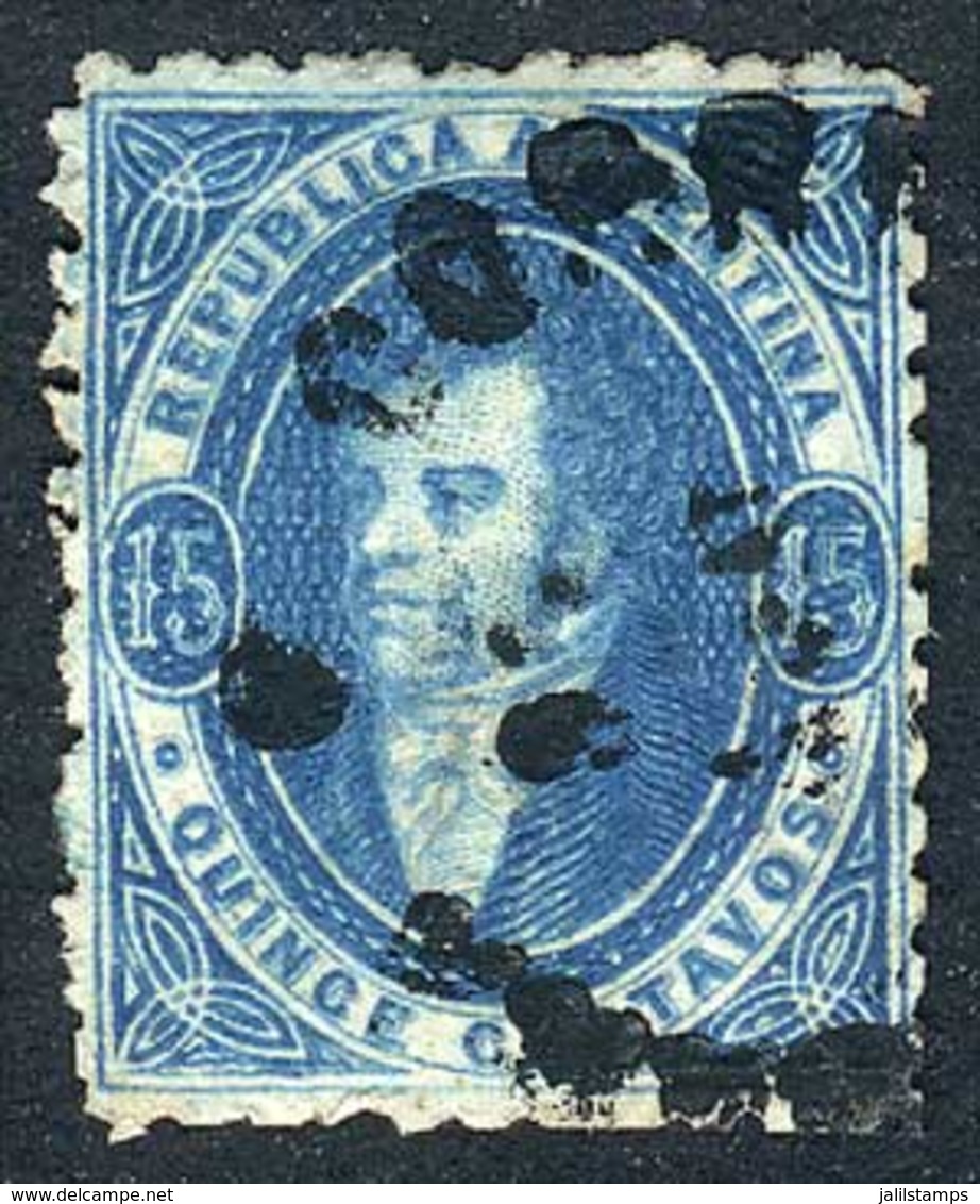 ARGENTINA: GJ.24, Fantastic Example Of Excellent Quality! - Used Stamps