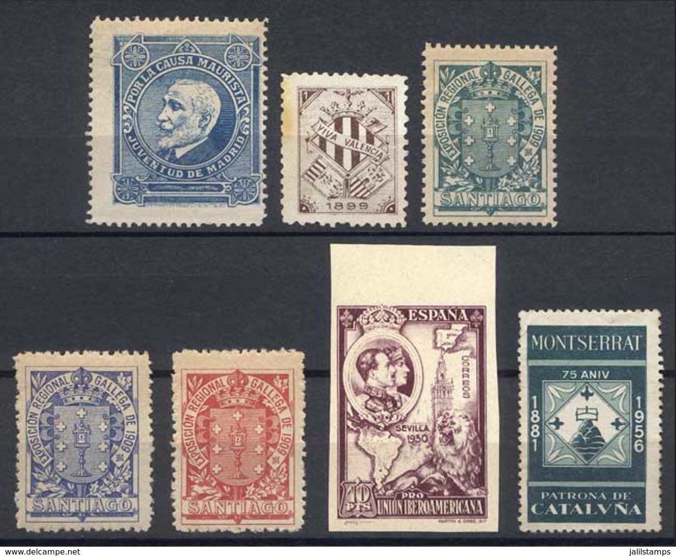 SPAIN: Lot Of Various Cinderellas, Interesting, VF Quality, Low Starting Price! - Collections