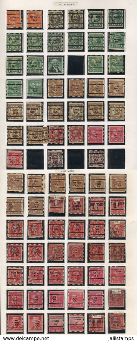 UNITED STATES: CANCELLED TO ORDER STAMPS: Many Hundreds (probably Thousands) Of Stamps In 2 Binders, Classified By State - Sammlungen