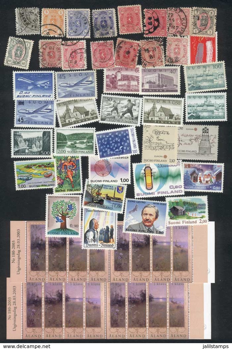 FINLAND: Lot Of Used And Mint Stamps Of Various Periods, Fine To VF General Quality (a Very Low Percentage May Have Litt - Other & Unclassified
