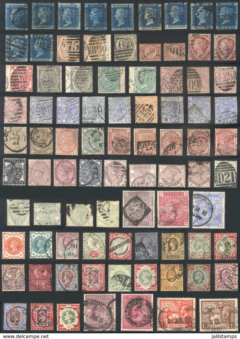 GREAT BRITAIN: Lot Of Old Stamps, Including Many Good And Scarce Values. Although Some Example Can Have Minor Faults, Th - Sonstige & Ohne Zuordnung