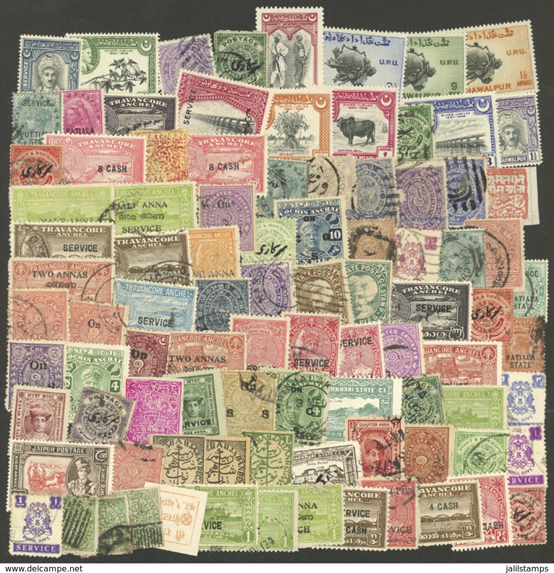 INDIA: Lot Of Stamps And Sovuenir Sheets Of Varied Periods, Used Or Mint (they Can Be Without Gum), Some With Small Defe - Autres & Non Classés