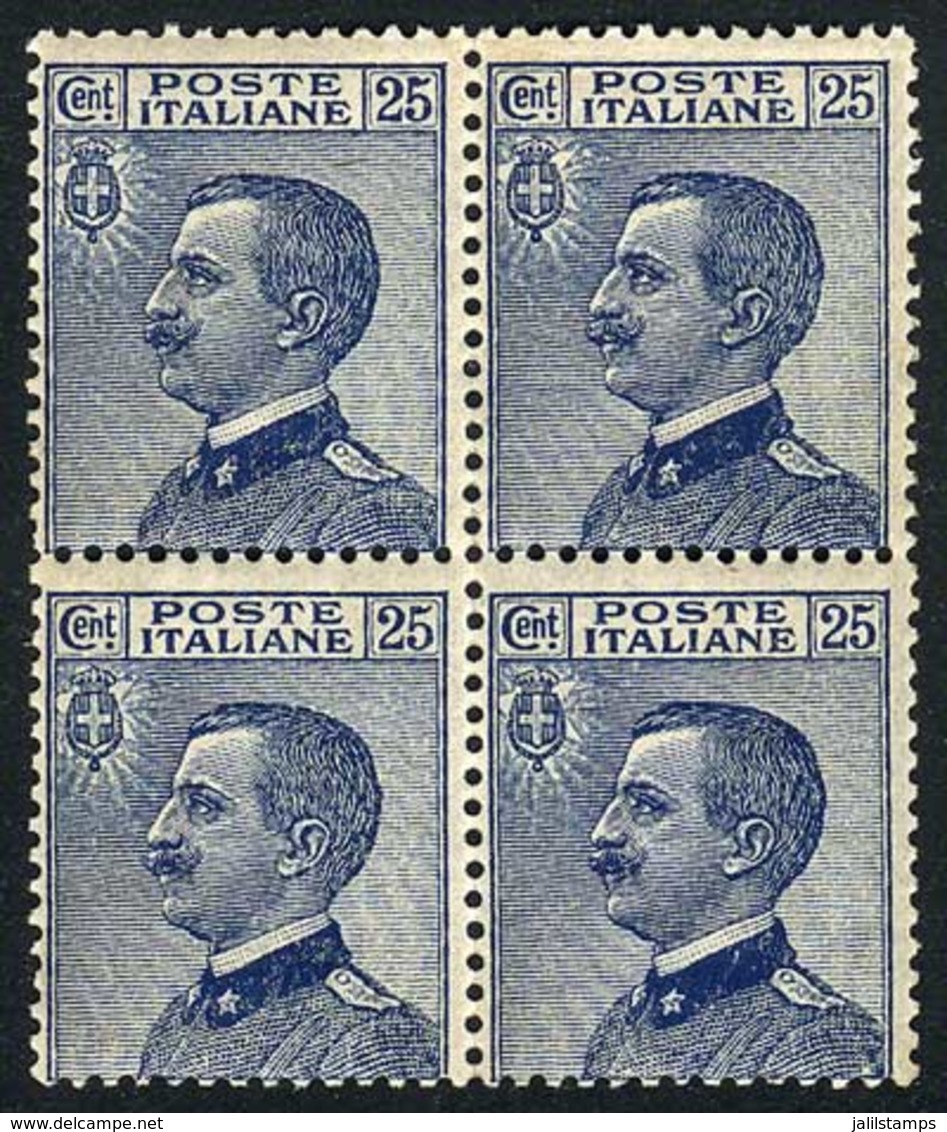 ITALY: Sc.100 (Sa.83), Mint Never Hinged Block Of 4, VF, Catalog Value US$24+ - Non Classés