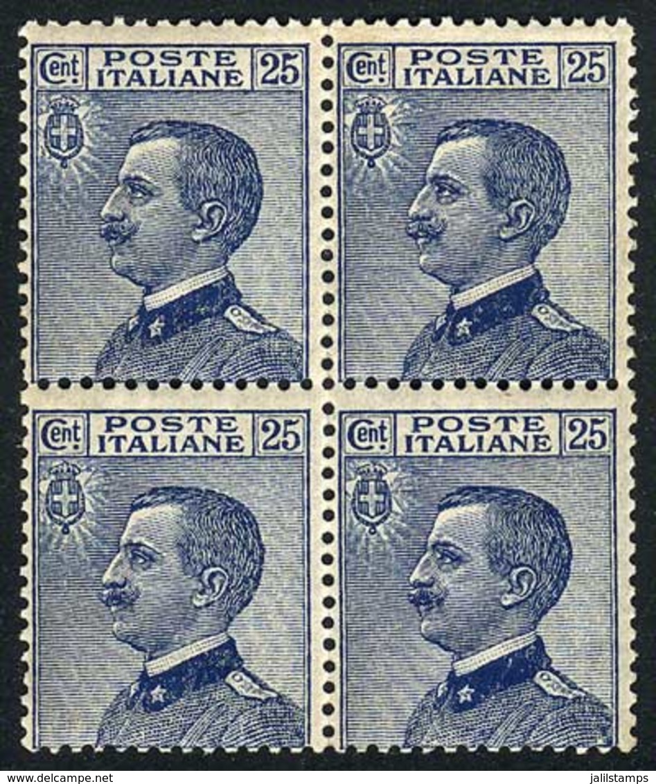 ITALY: Sc.100 (Sa.83), Mint Never Hinged Block Of 4, VF, Catalog Value US$24+ - Unclassified