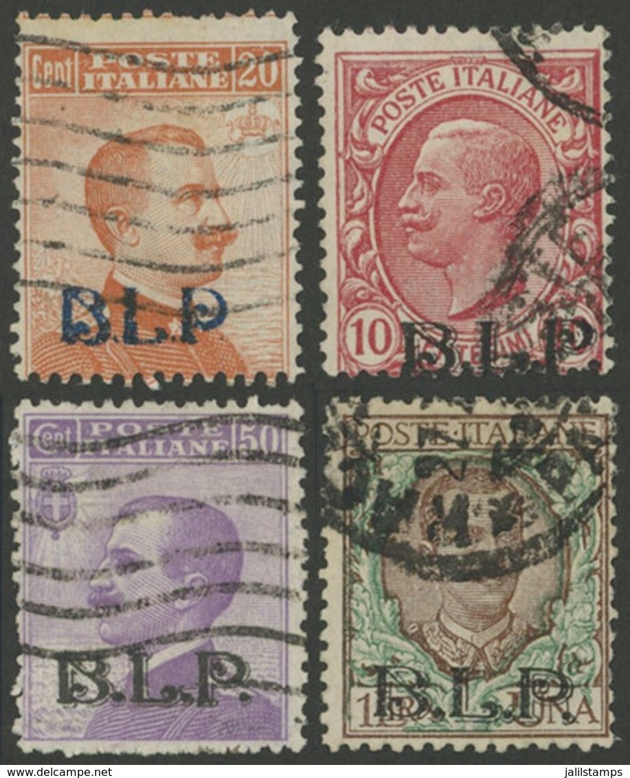 ITALY: Sassone 2 + 5 + 10 (signed By Enzo Diena On Back) + 12, Used, VF Quality, Catalog Value Euros 5,400+ - Unclassified