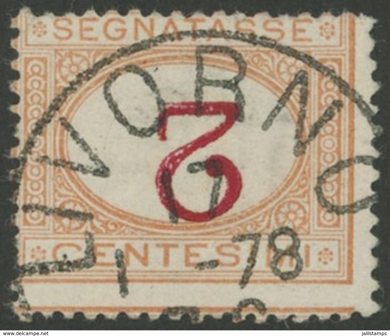 ITALY: Sc.4a, 1870 2c. With INVERTED FIGURE Variety, Used, Very Fine Quality! - Unclassified