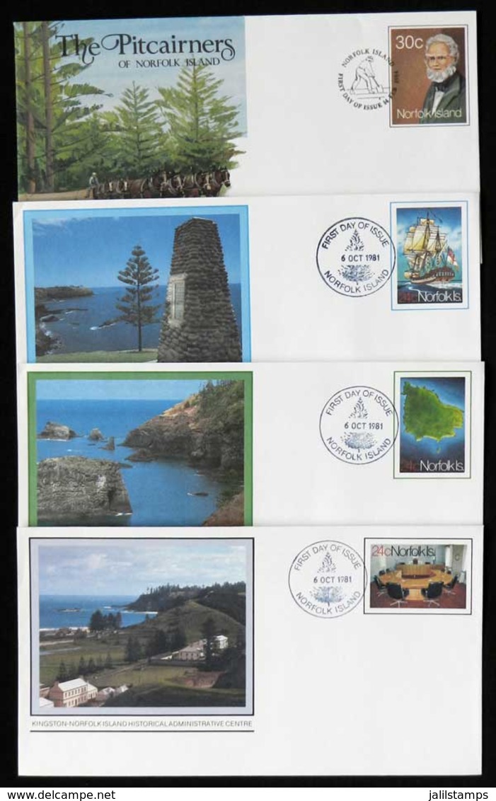 NORFOLK: 15 Illustrated Covers (postal Stationeries), Very Thematic, Excellent Quality! - Norfolk Island