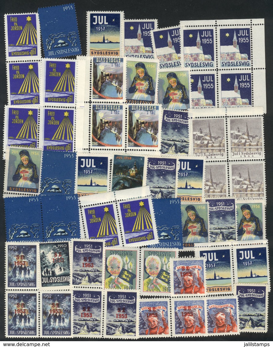 SWEDEN: FIGHT AGAINST TUBERCULOSIS: More Than 80 Varied Cinderellas, MNH, Excellent Quality! - Autres & Non Classés